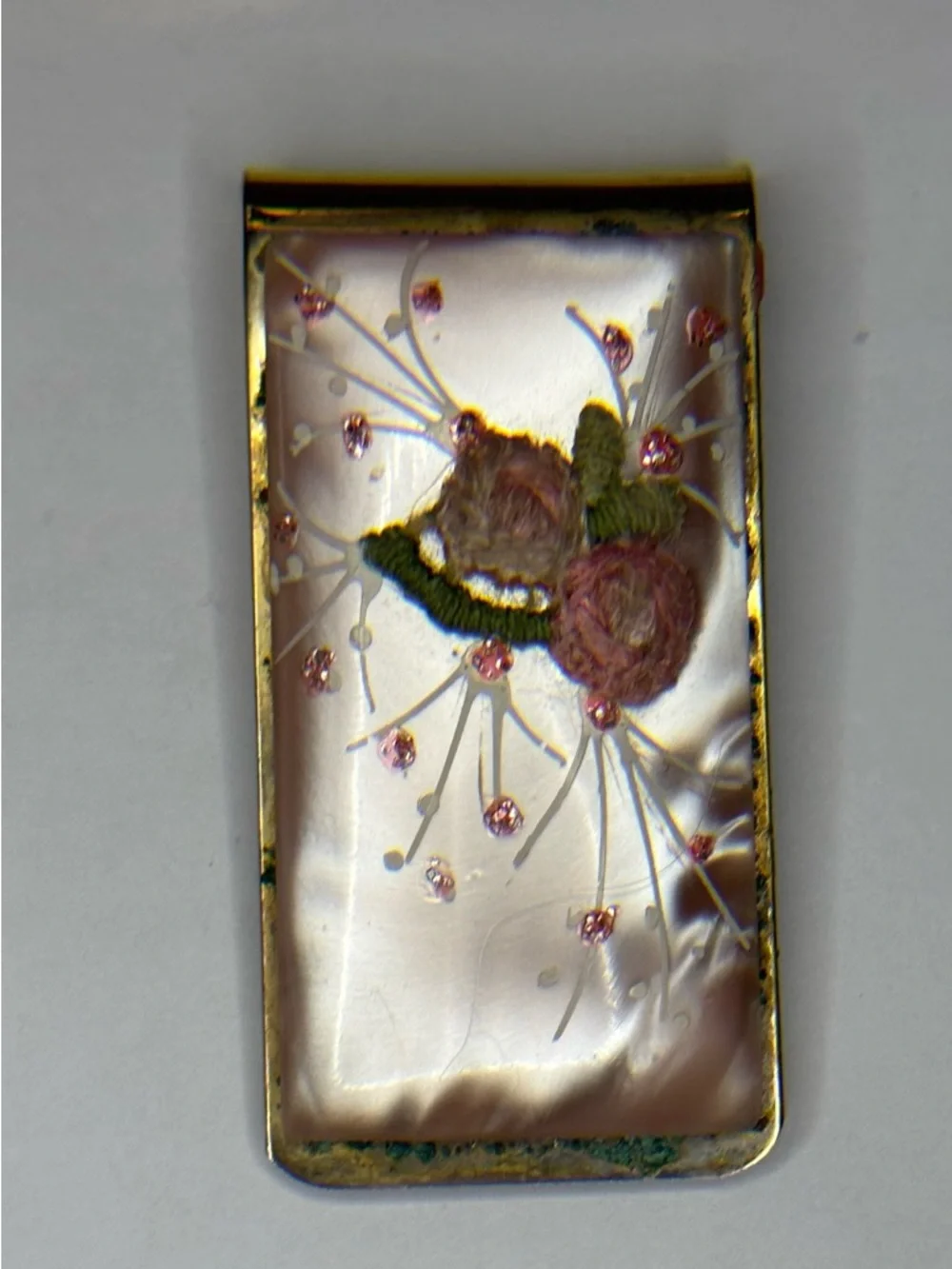 Vintage Pearl Money Clip